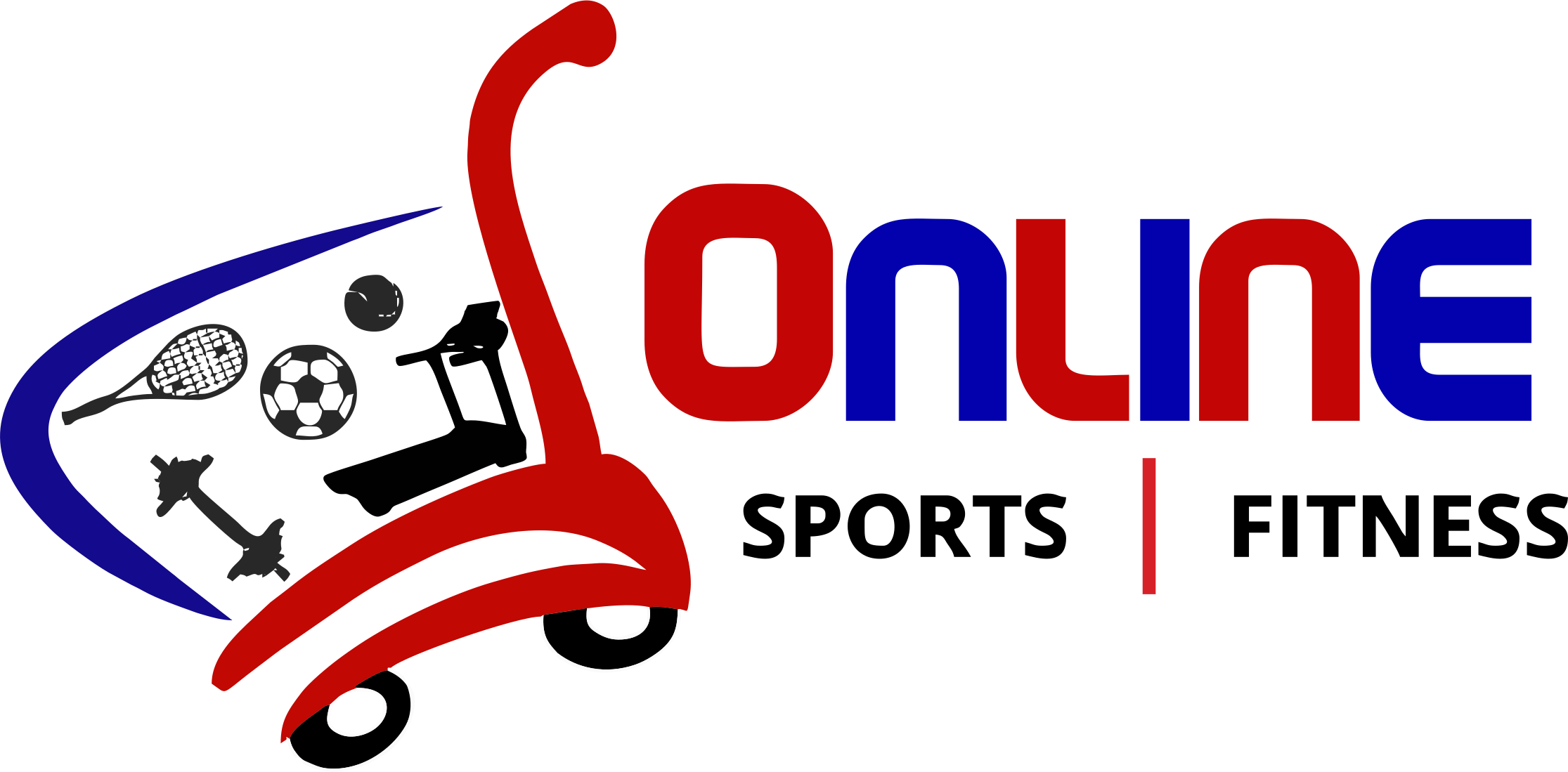 Online Sports Fitness Logo